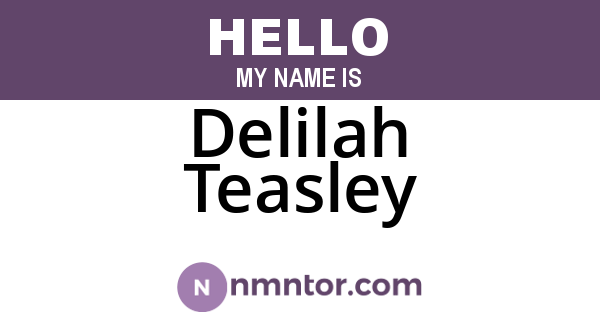 Delilah Teasley