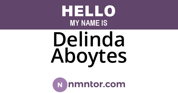 Delinda Aboytes
