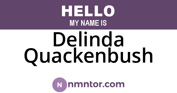 Delinda Quackenbush