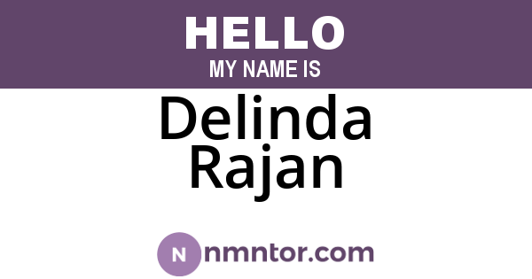 Delinda Rajan