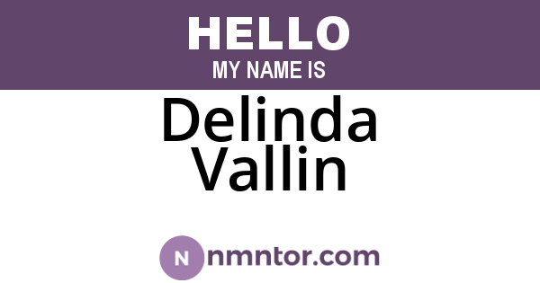 Delinda Vallin