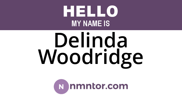 Delinda Woodridge