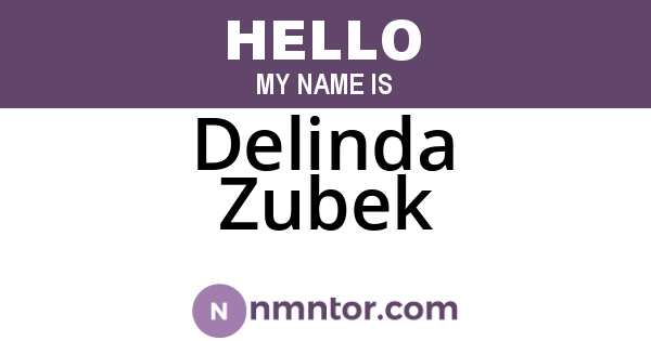 Delinda Zubek