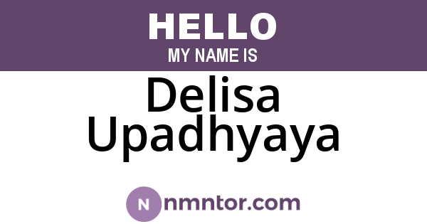 Delisa Upadhyaya