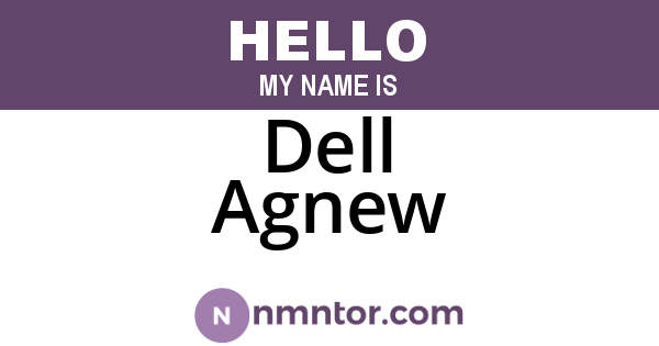 Dell Agnew