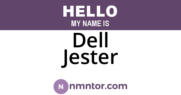 Dell Jester