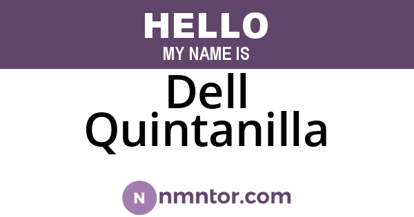 Dell Quintanilla