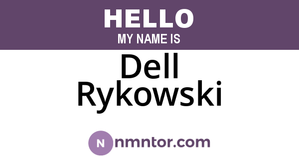 Dell Rykowski