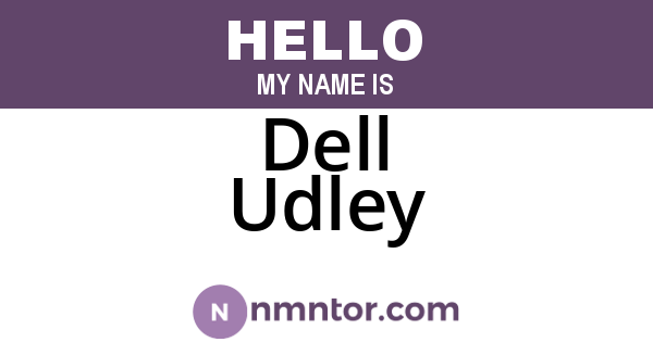 Dell Udley
