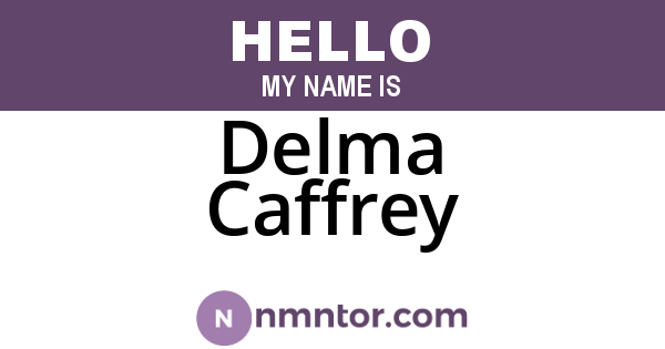 Delma Caffrey