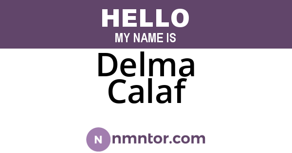 Delma Calaf