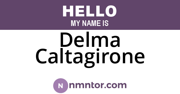 Delma Caltagirone