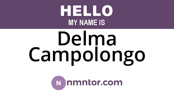 Delma Campolongo
