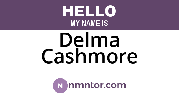 Delma Cashmore