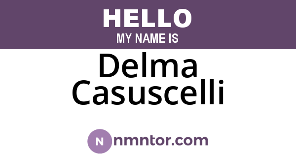 Delma Casuscelli