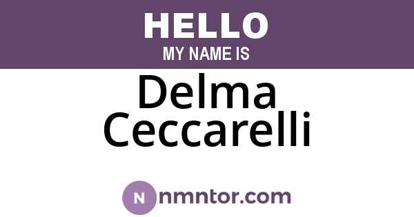 Delma Ceccarelli