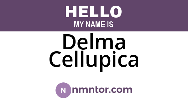 Delma Cellupica