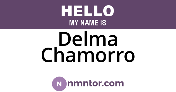 Delma Chamorro