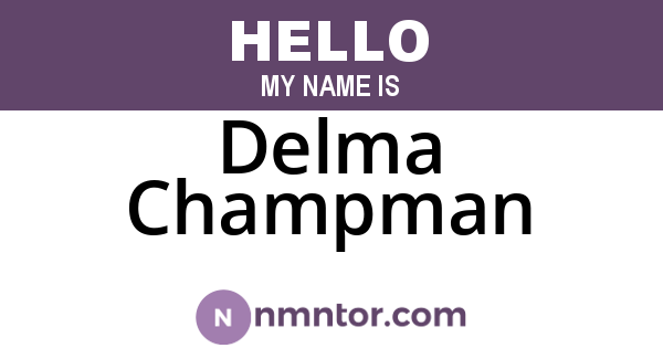 Delma Champman