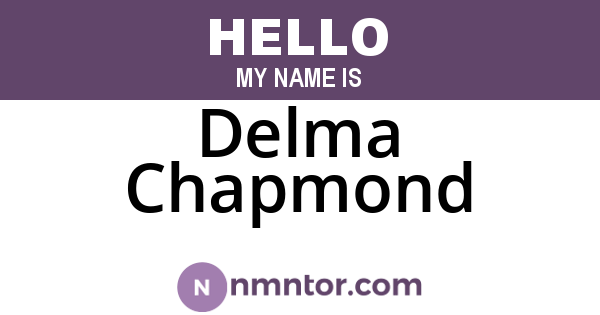 Delma Chapmond