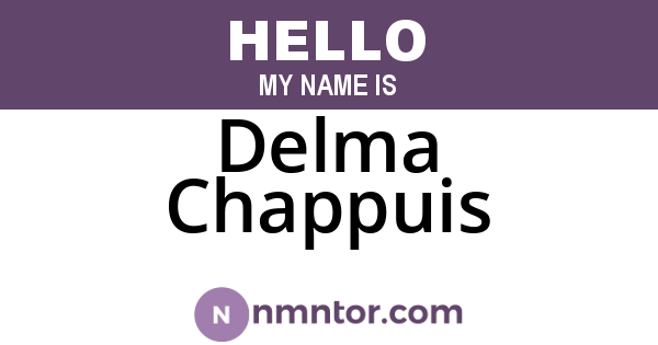Delma Chappuis