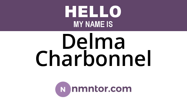 Delma Charbonnel