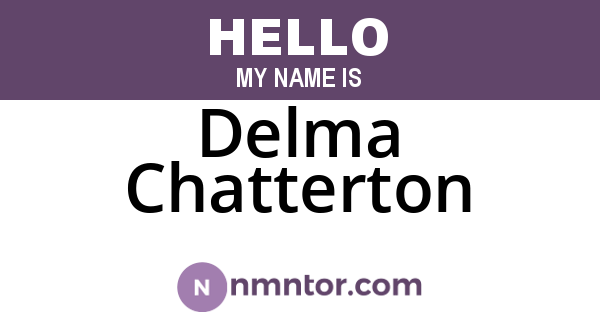 Delma Chatterton