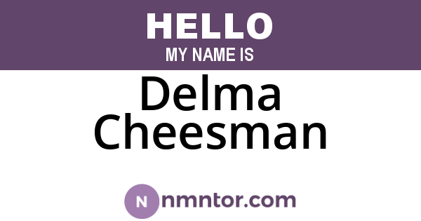 Delma Cheesman