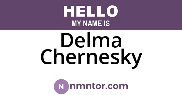 Delma Chernesky