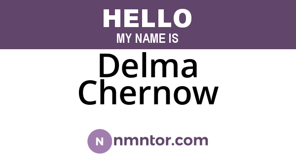 Delma Chernow
