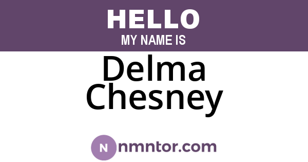 Delma Chesney