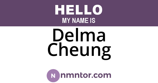 Delma Cheung