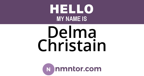Delma Christain