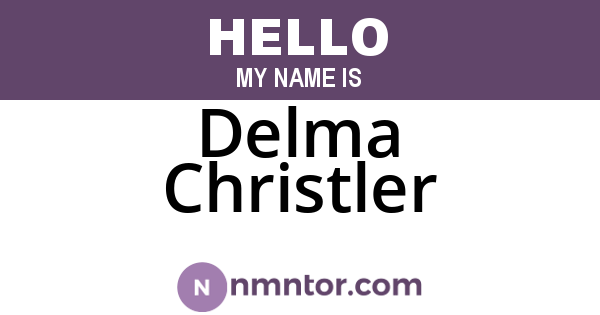 Delma Christler