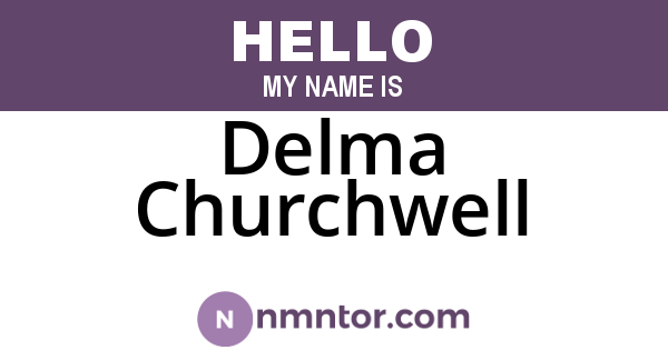 Delma Churchwell