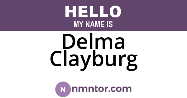 Delma Clayburg