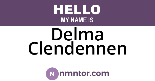Delma Clendennen