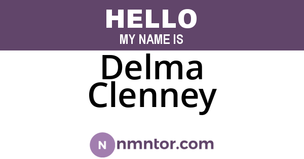 Delma Clenney