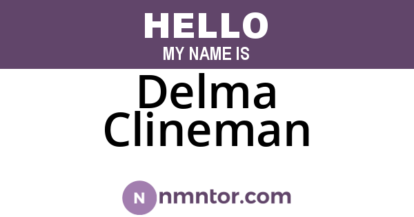 Delma Clineman