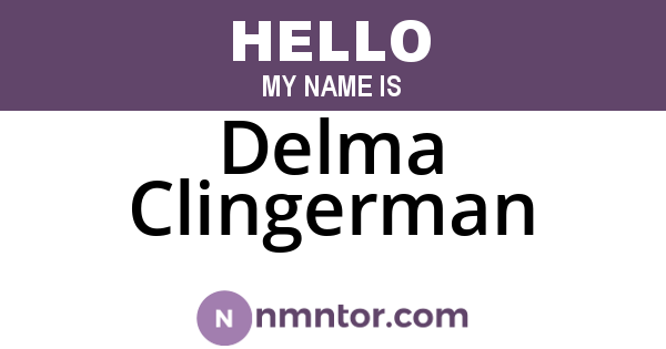 Delma Clingerman