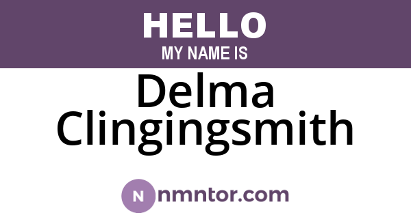 Delma Clingingsmith