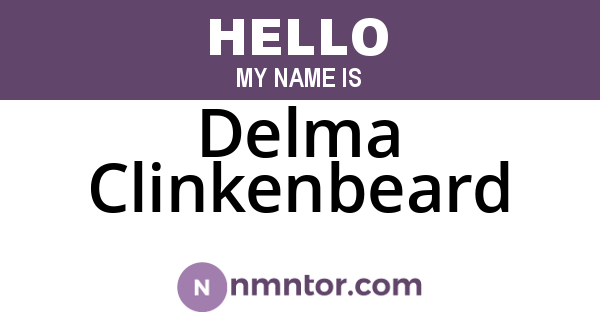 Delma Clinkenbeard