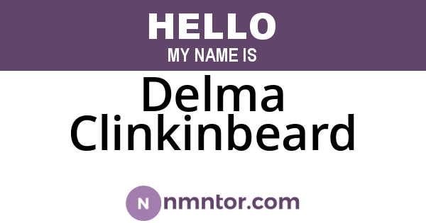 Delma Clinkinbeard