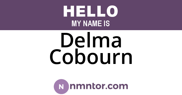 Delma Cobourn