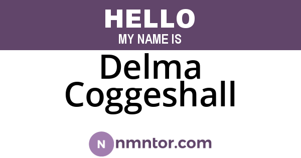 Delma Coggeshall