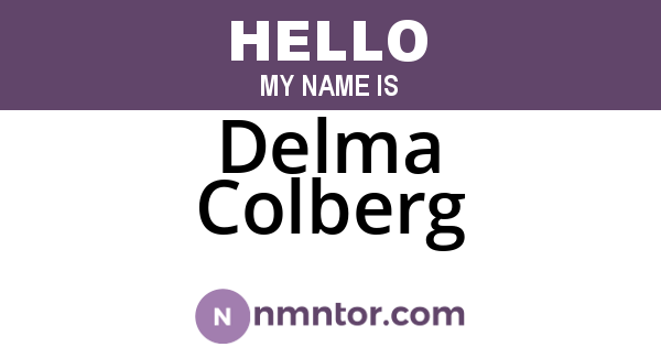 Delma Colberg