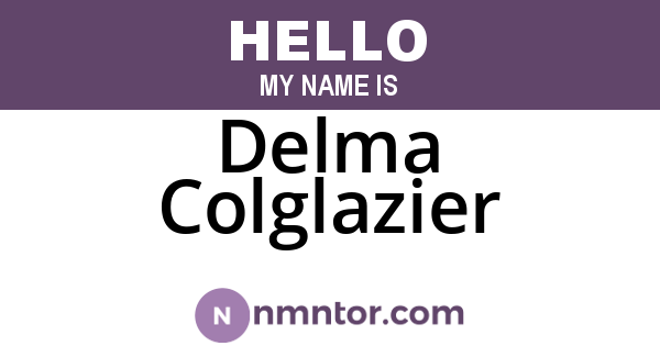 Delma Colglazier
