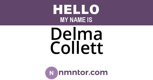 Delma Collett