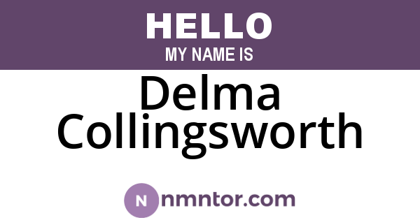 Delma Collingsworth