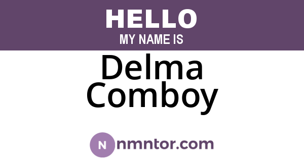 Delma Comboy